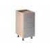 Virtuves skapītis ar 4 atvilknēm LANGEN D40S4, beige